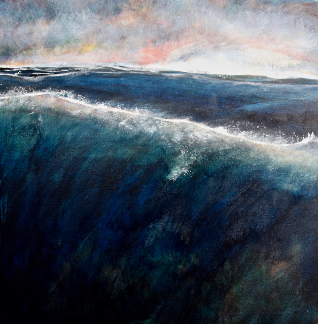 The second wave  60 x 60 cm SOLD