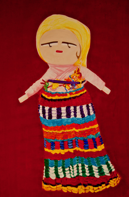 Worry Doll  150 x 100 cm