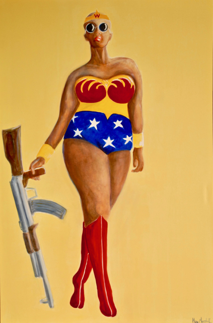 Wonder Like Woman  150 x 100 cm